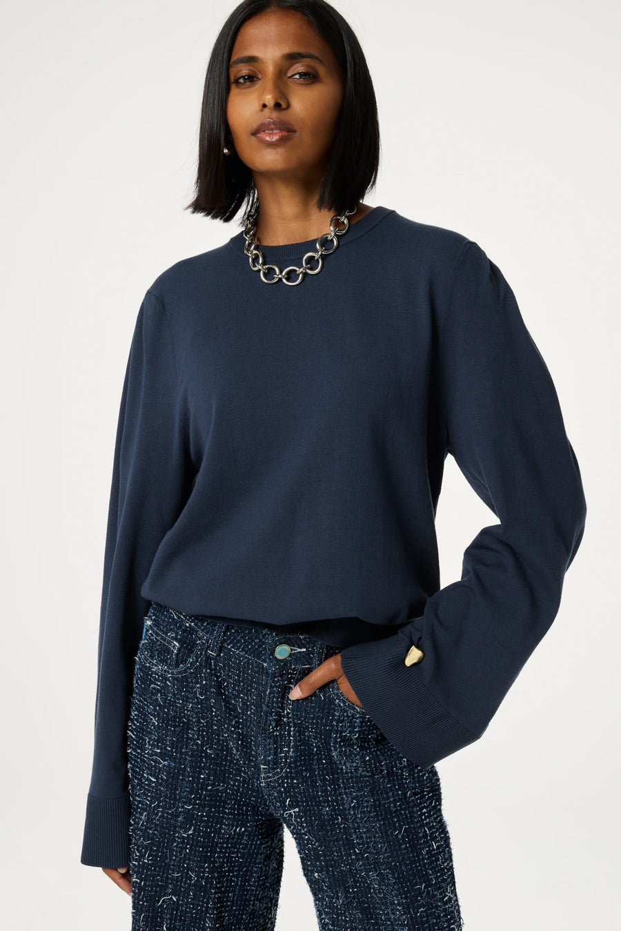 Molly Button Pullover - Fabienne Chapot