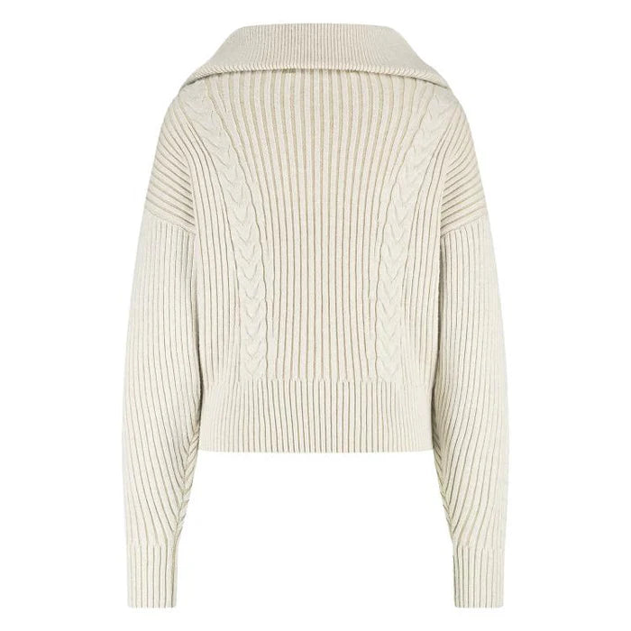Nukus Clair Pullover Zipper | Sand