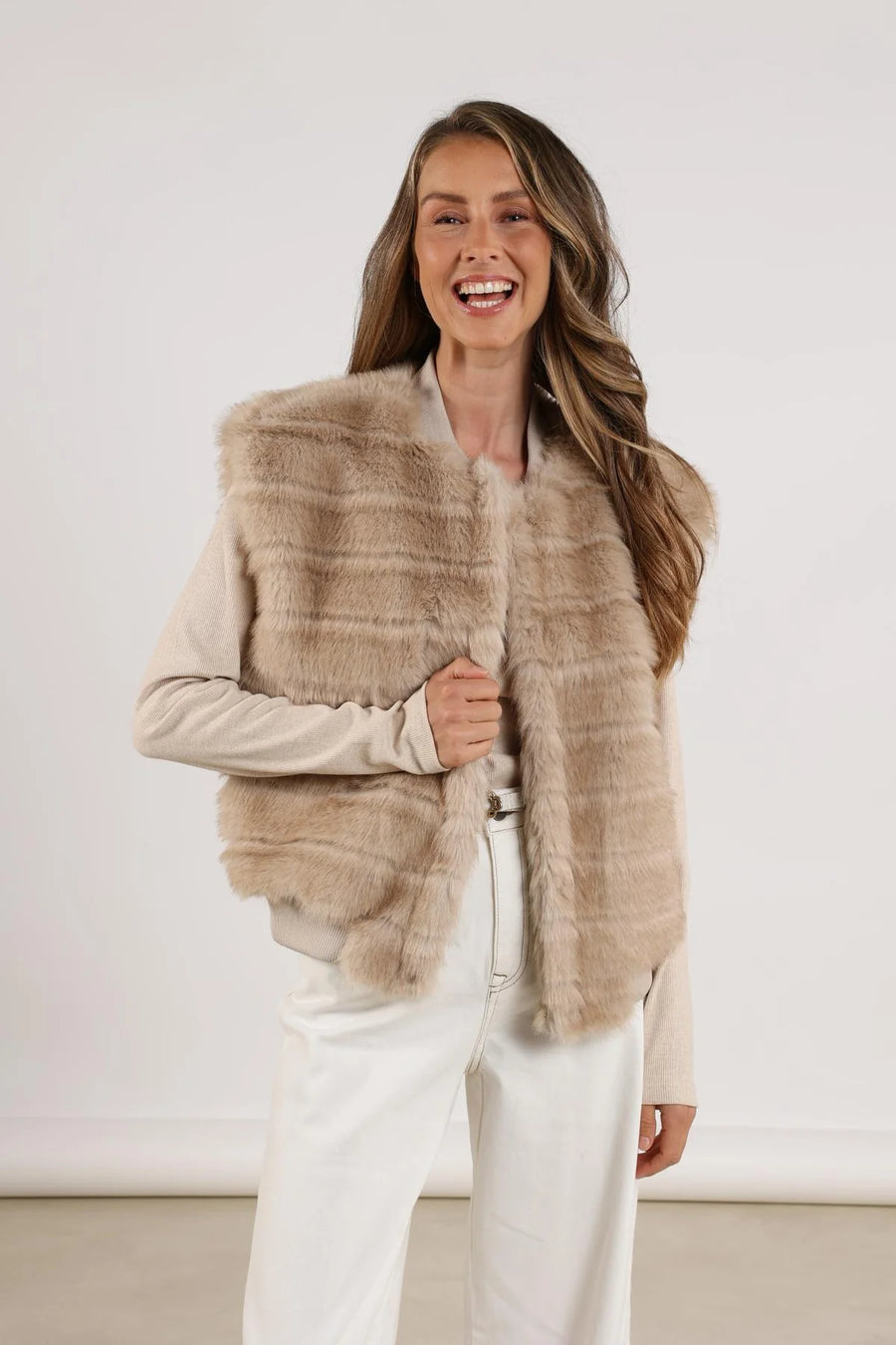 Nukus - Billy Gilet Stripe
