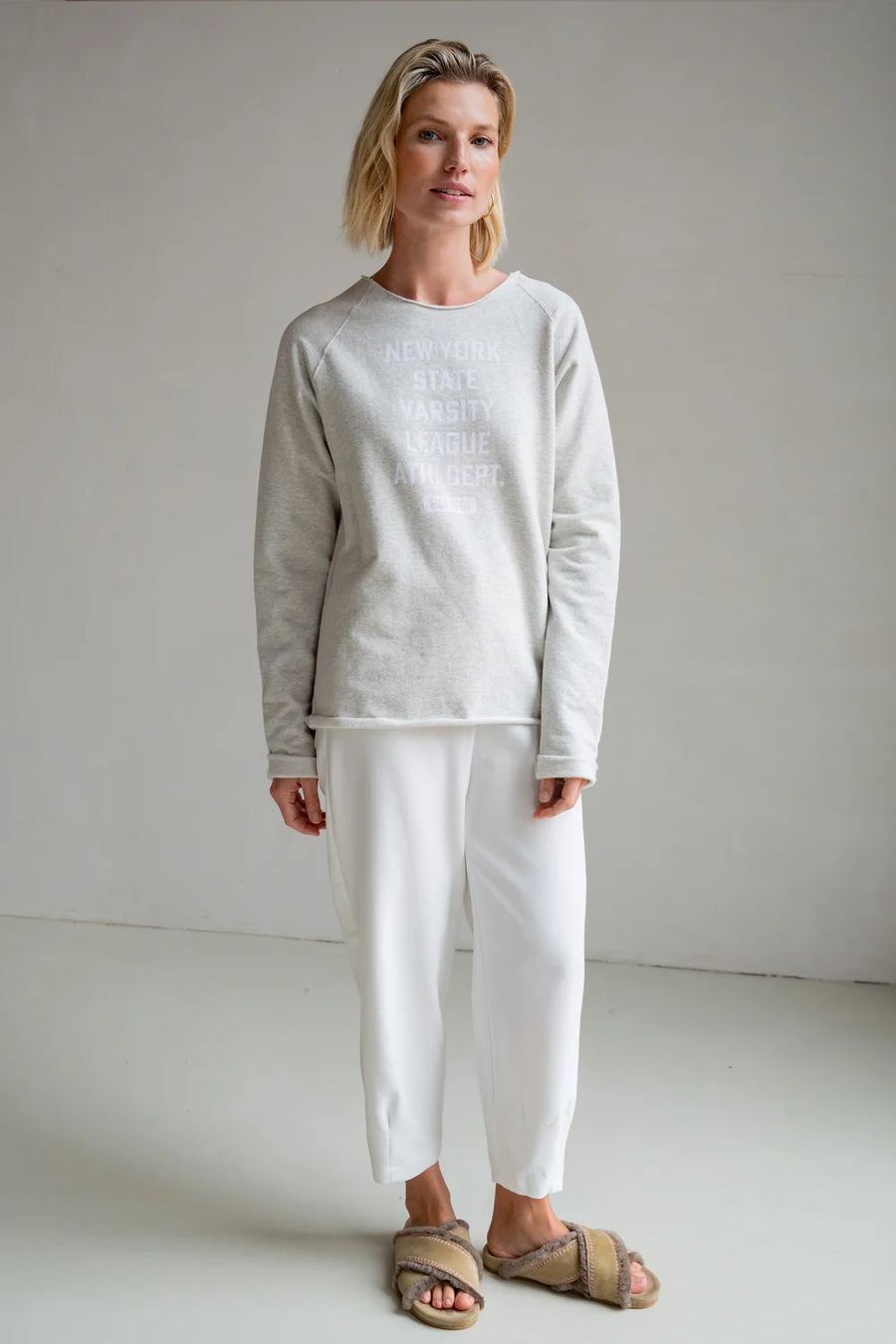 Grijze sweater Penn&amp;Ink - S25F1624.&nbsp;