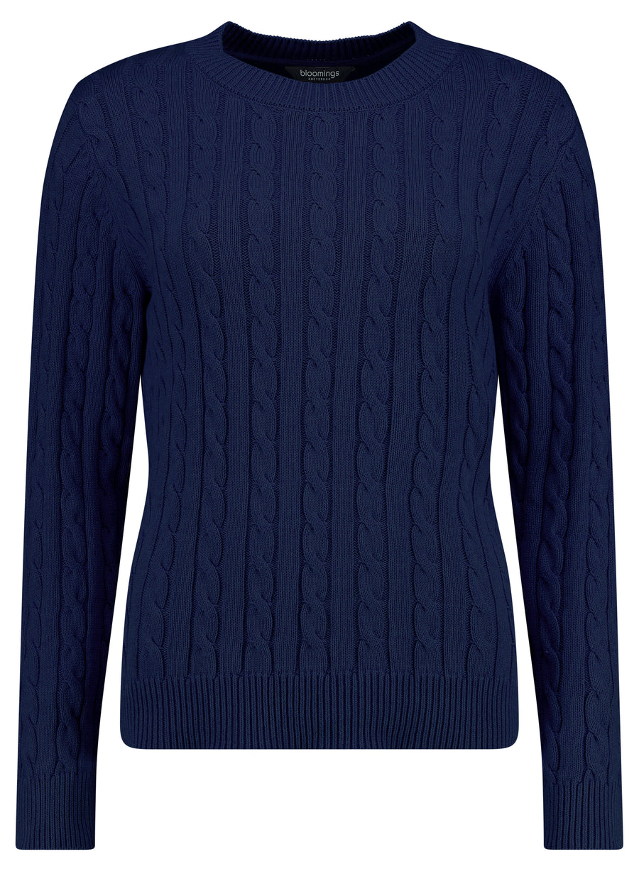 Trui Bloomings - SLK20-8778 navy