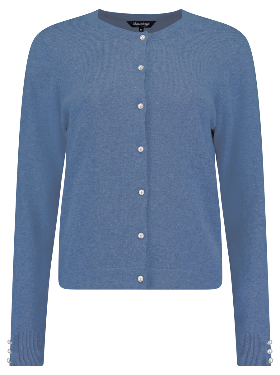 Parelvest Bloomings - SLK96-8806.&nbsp; Vest met parelknoop.
