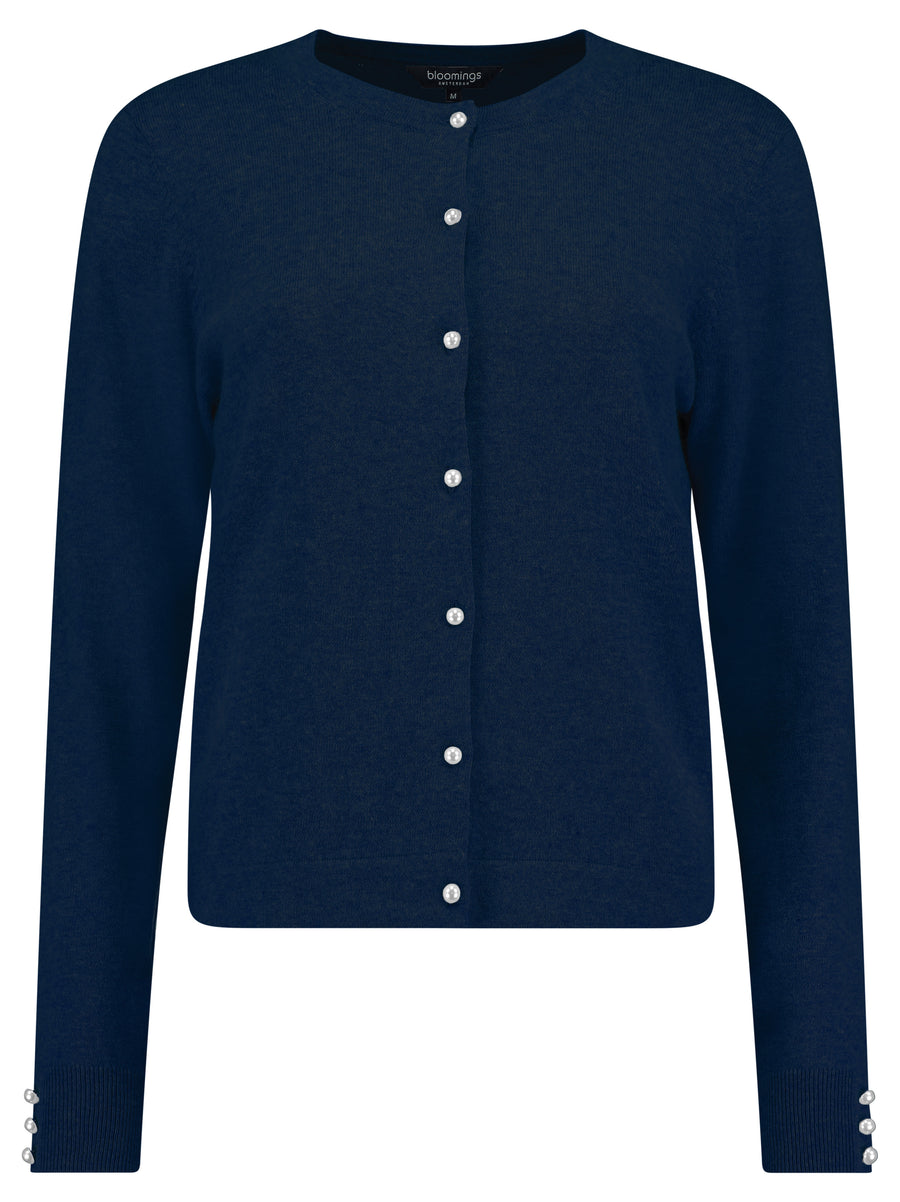 Parelvest Bloomings - SLK96-8806.&nbsp; Vest met parelknoop.
