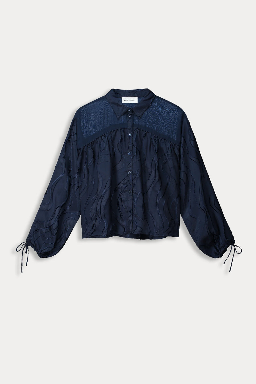 Blouse POM - Jacquard Midnight Blue