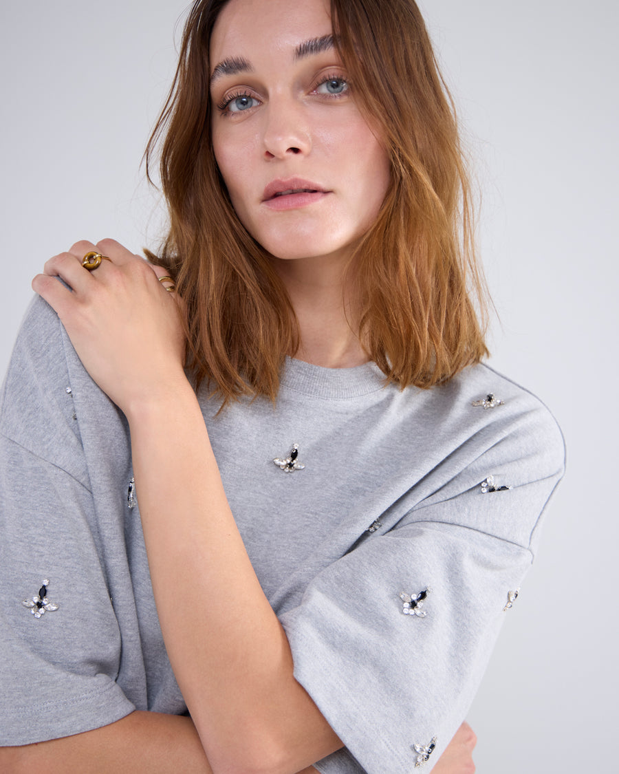 Summum - Boxy sweatshirt Embellished Sweat