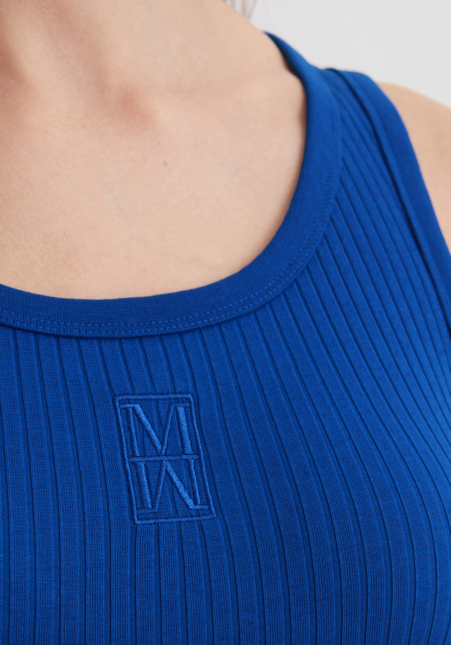 tank top blauw