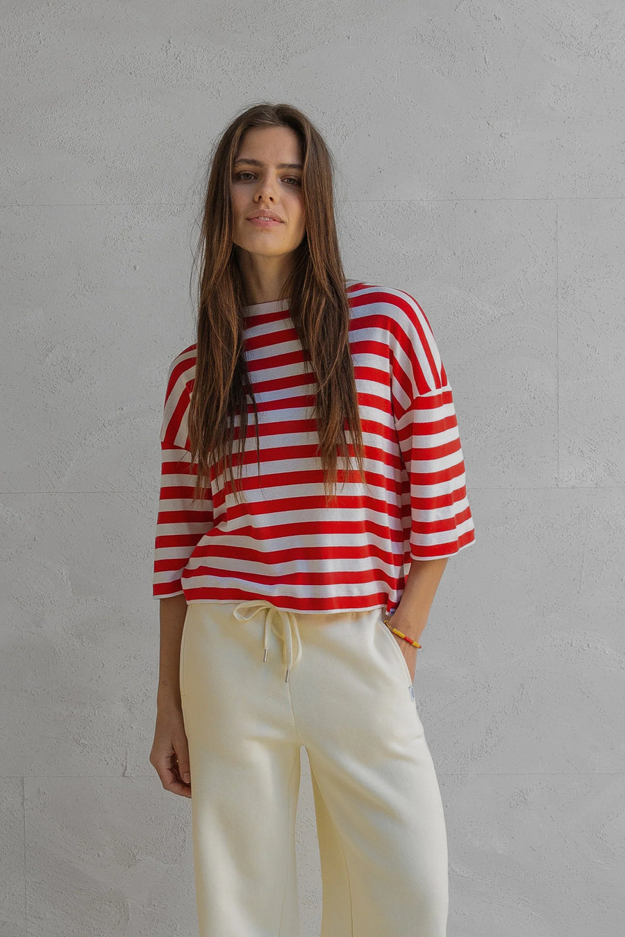 Penn&Ink - T-shirt stripe - w25t1188
