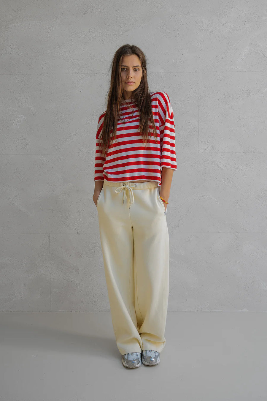 Penn&Ink - T-shirt stripe - w25t1188
