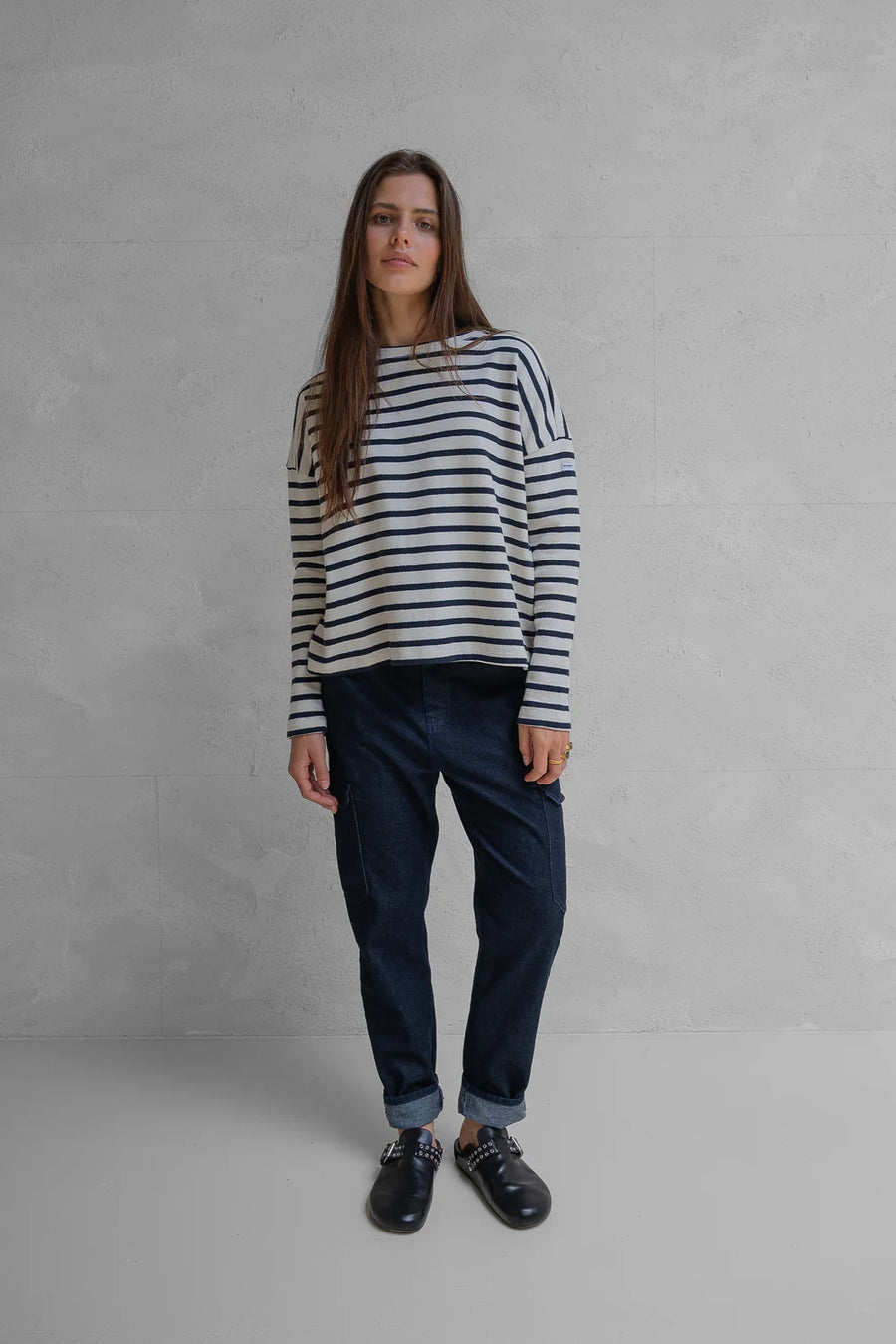 Sweater streep - Penn&Ink - w25t1205
