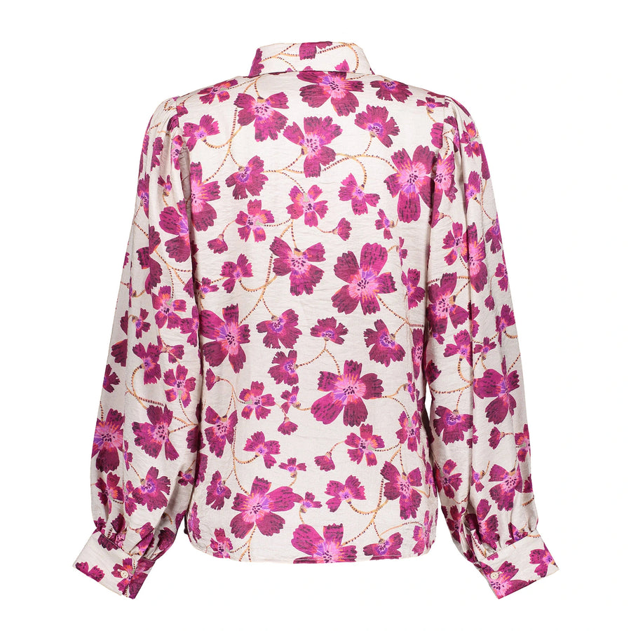 Geisha dames blouse met bloemenprint 43951-20