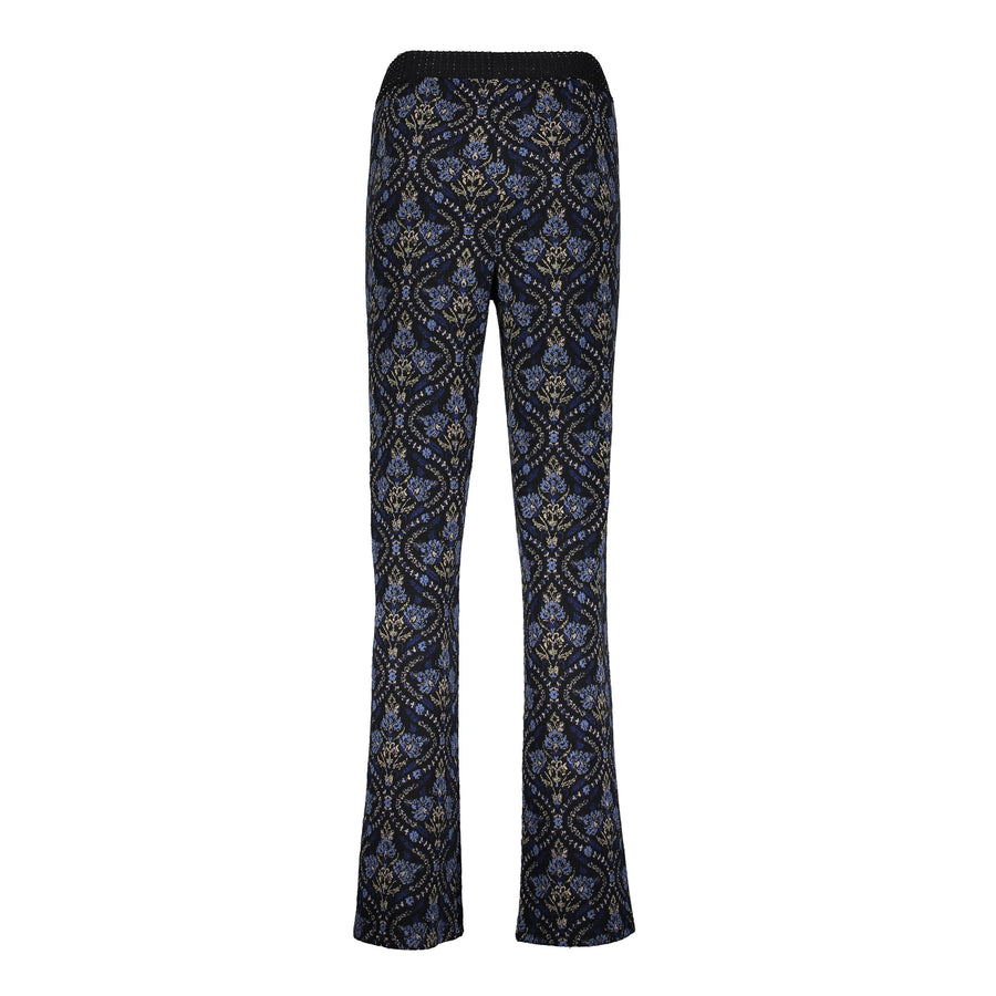 Geisha dames flare broek met print 41674-20