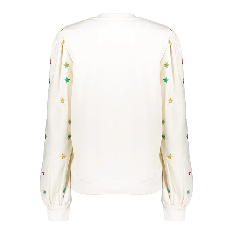 Geisha dames sweater met bloemenprint 42090-21