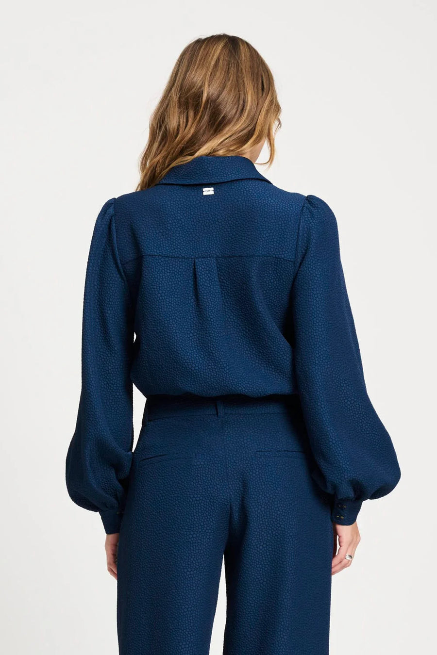 POM Blouse - Bubble Nightfall Blue - sp9254