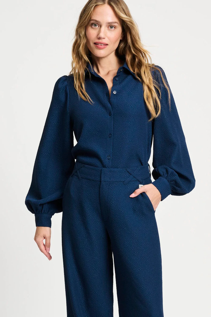 POM Blouse - Bubble Nightfall Blue - sp9254