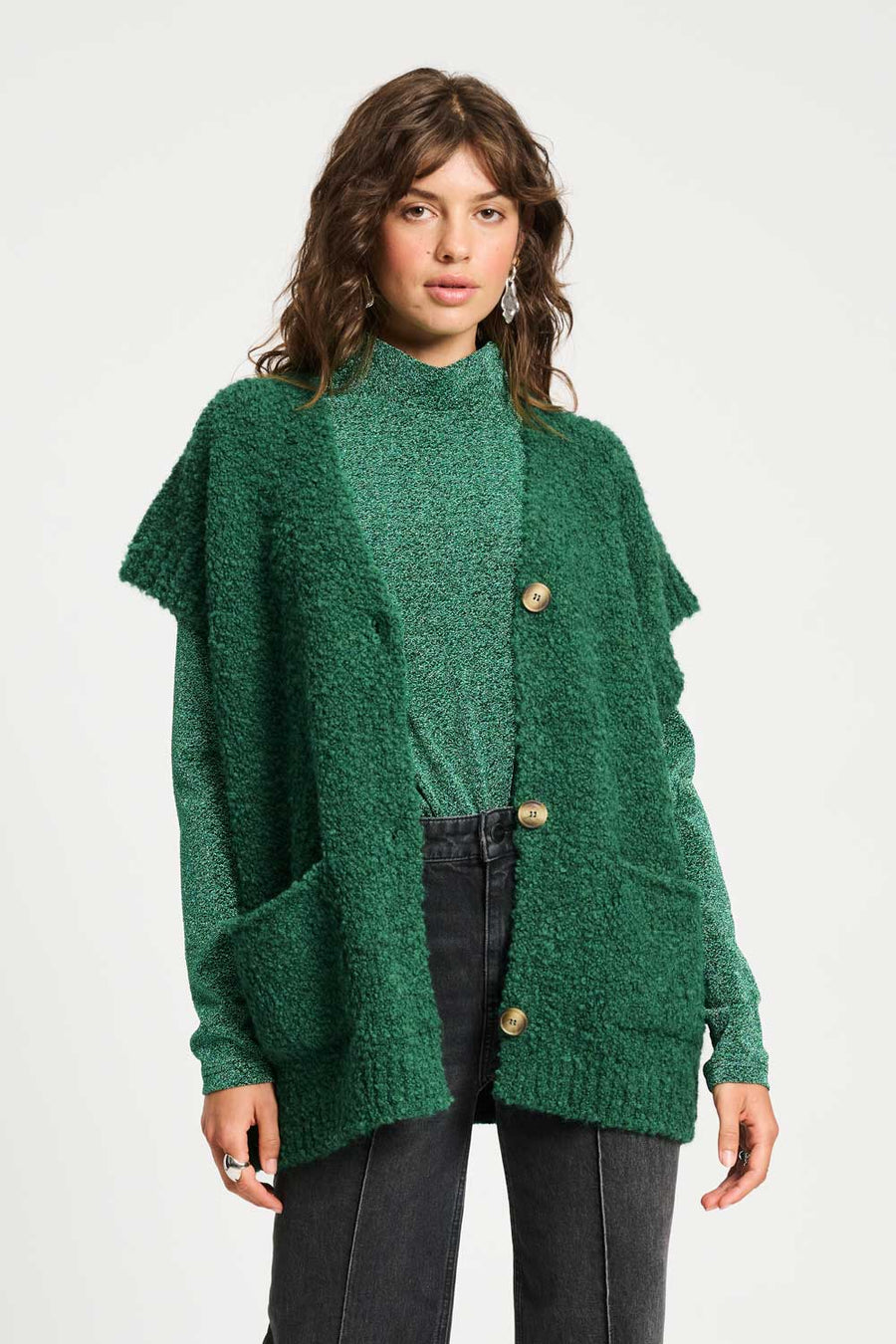  Vest POM -  Pine Green -  sp9316