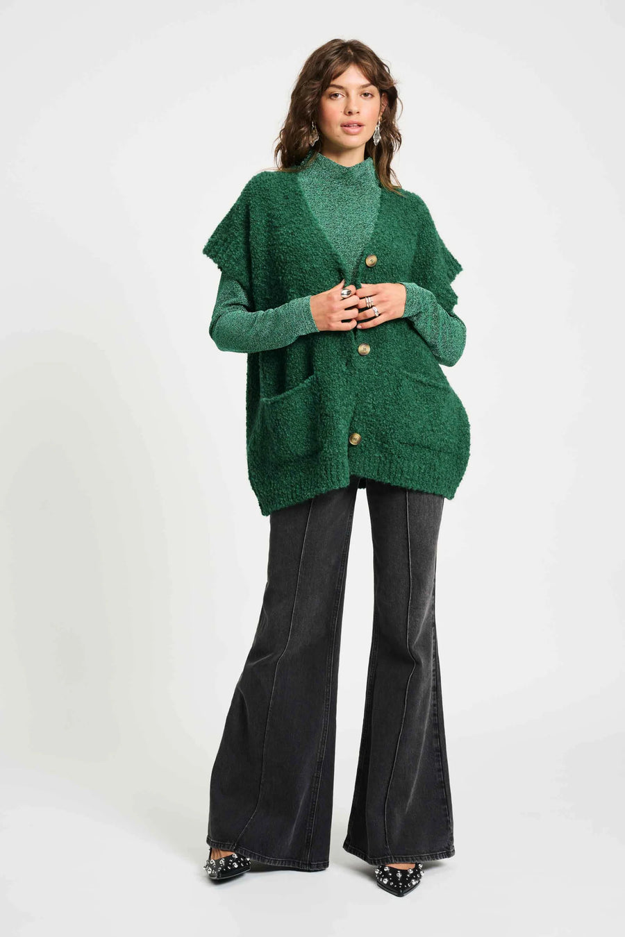  Vest POM -  Pine Green -  sp9316
