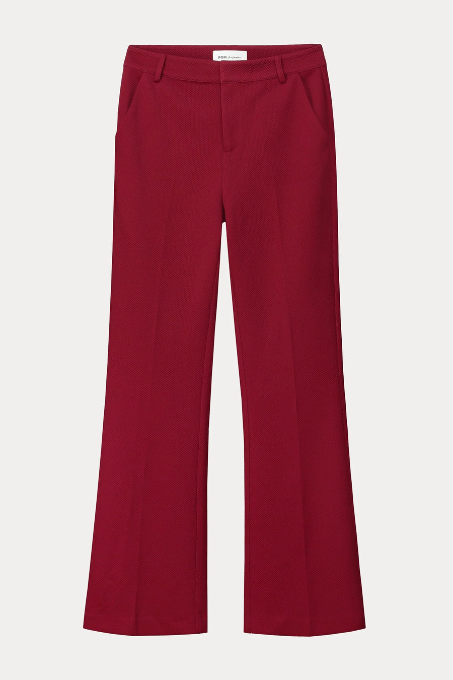 Broek Flare Burgundy Red POM Amsterdam - SP8044