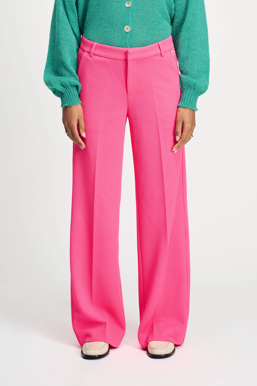 Broek POM- Wide Leg Vibrant Pink - sp9050