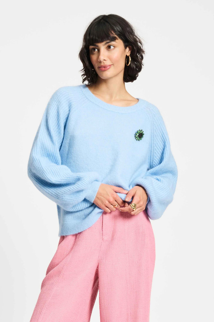 Trui POM - Sky Blue- sp9314
