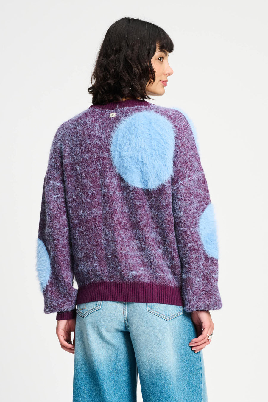 POM Trui - Dots Plum