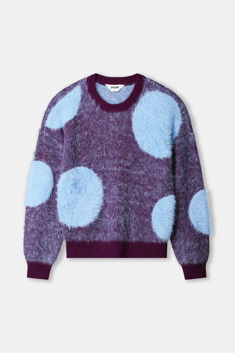 POM Trui - Dots Plum