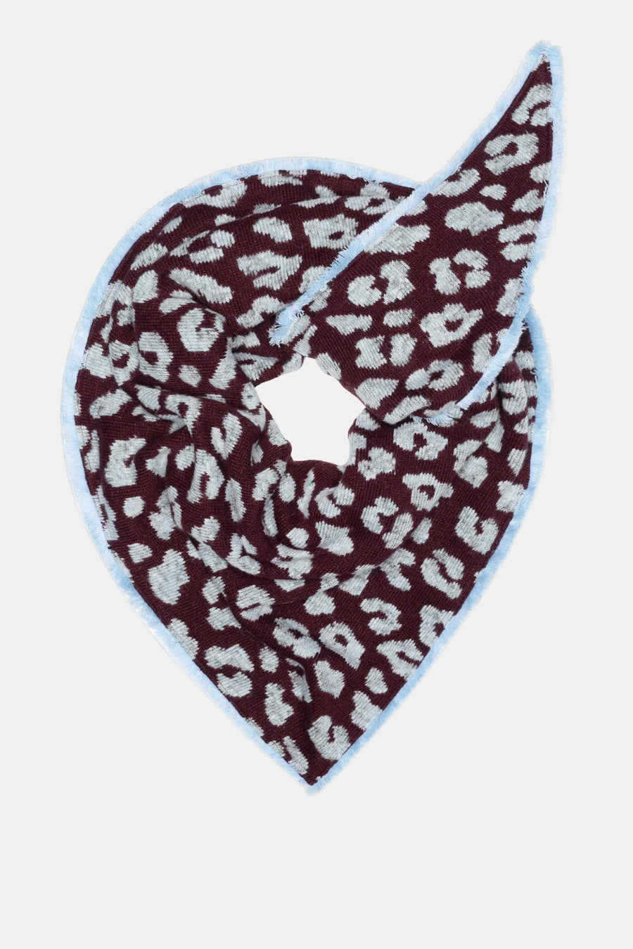 Shawl POM - Leopard Plum