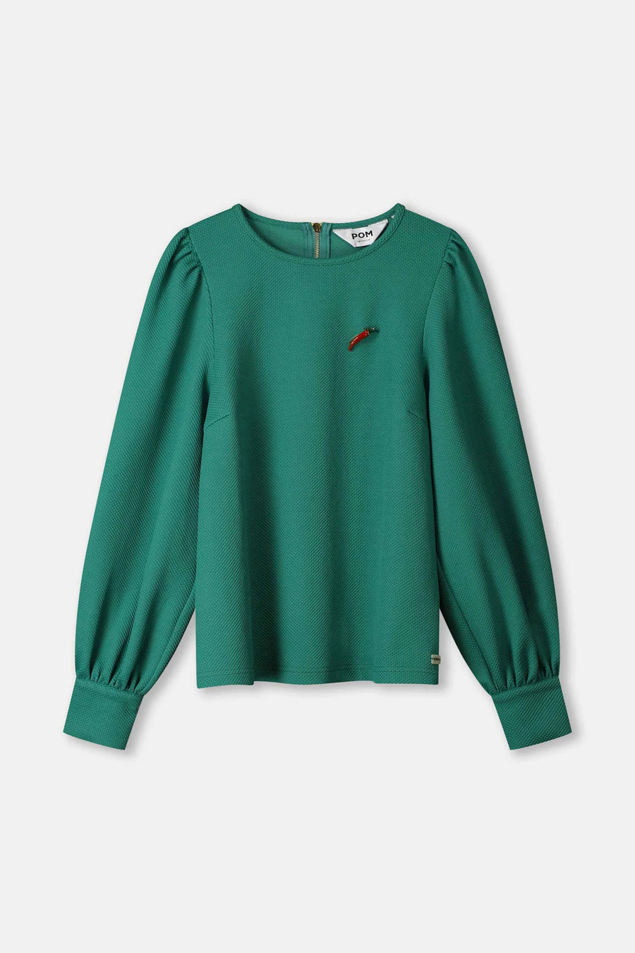 POM top- Kae Pine Green - sp9273