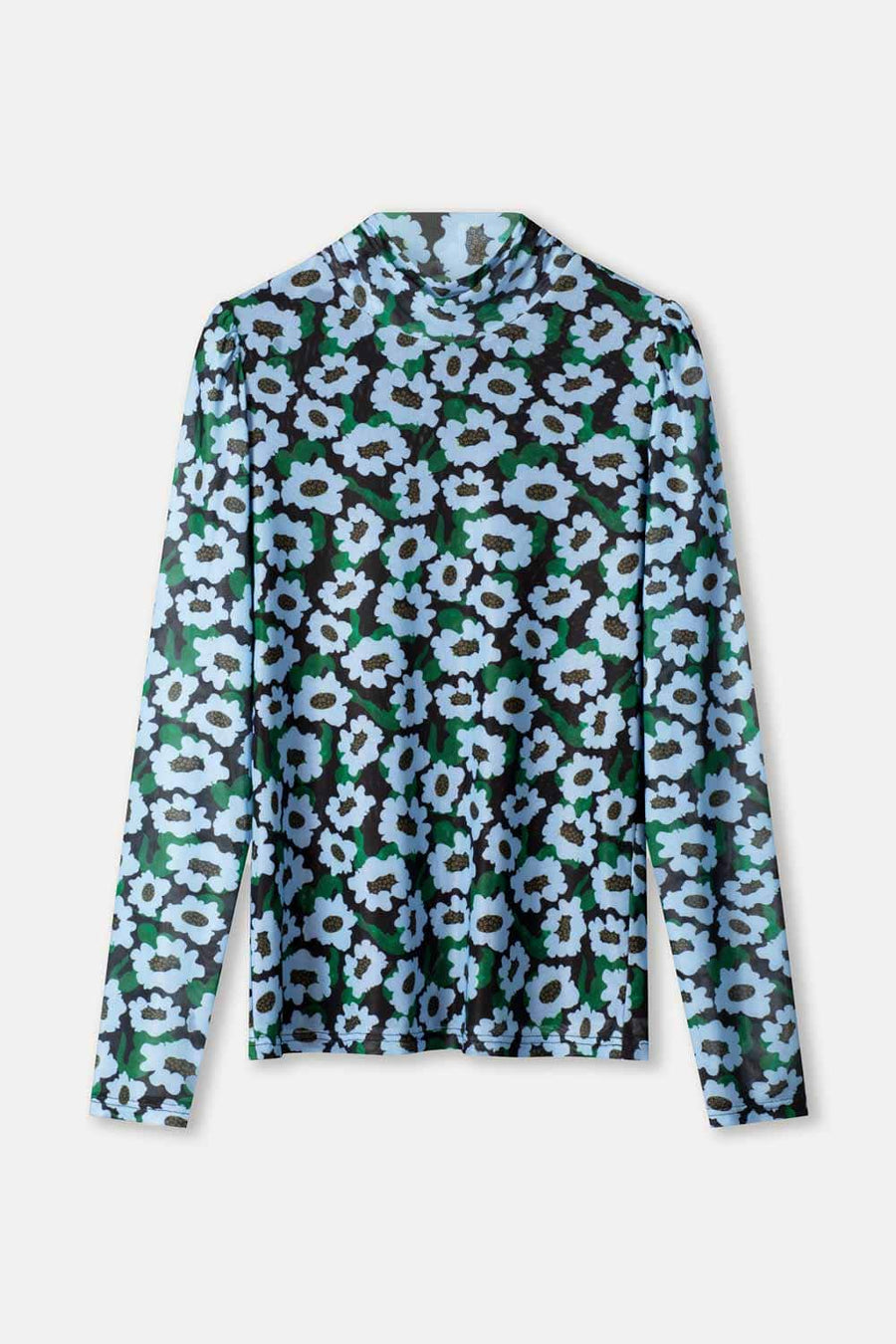 Turtleneck top POM - Wild Flowers Blue - sp9274